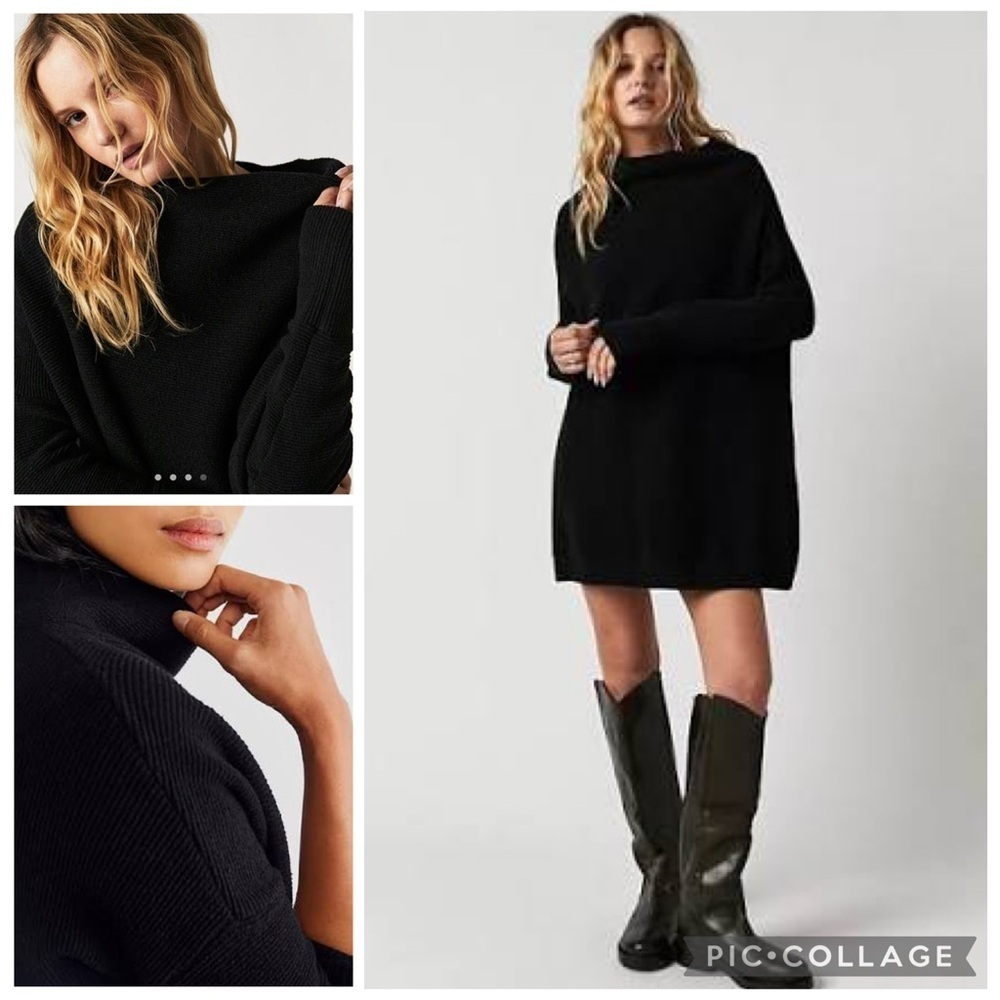 Free People Ottoman Slouchy Tunic Oversized Cotton Blend Sweater Women’s size XS